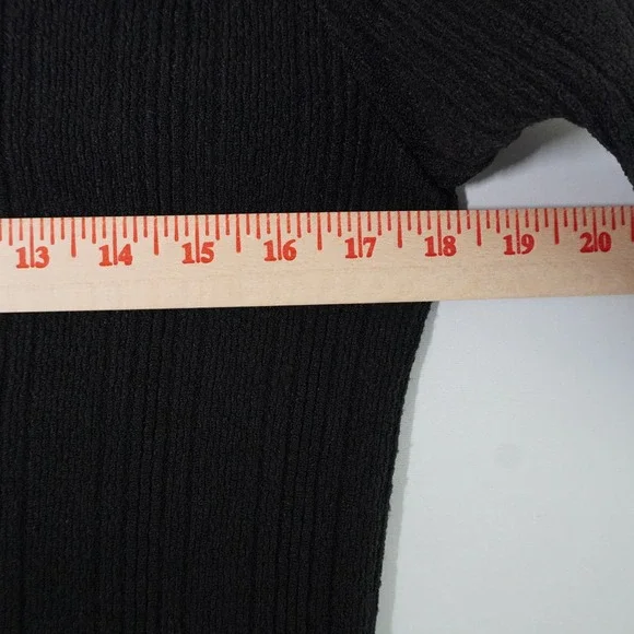 Vintage Bradley Ribbed‎ Knit Cardigan Sweater Women's Short Sleeve Buttons - Picture 7 of 8